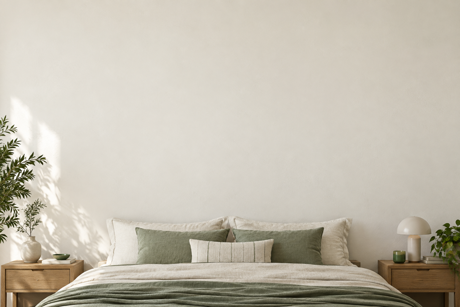 Bedroom setting for your selected wall frames